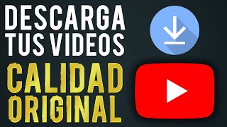 Como Descargar Videos De YouTube Sin Perder Calidad  Tus videos en HD 2K 4K y sin perder Bitrate [upl. by Anaimad592]