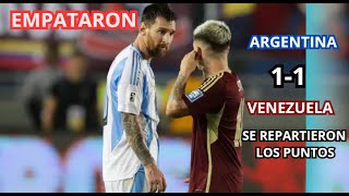 VENEZUELA vs ARGENTINA 11  RESUMEN  ELIMINATORIAS 2026 [upl. by Nohshan]