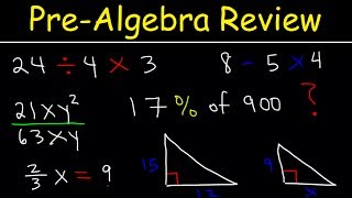 PreAlgebra  Basic Introduction [upl. by Grodin]