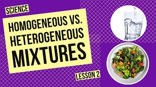 Homogeneous vs Heterogeneous Mixtures What’s the Difference [upl. by Assirek]