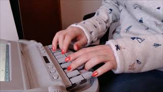 ASMR  Stenotype typing No Talking  Request 06 [upl. by Galatia]