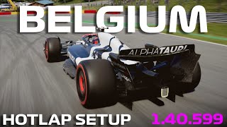 F1 23 BELGIUM Hotlap  Setup 140599 [upl. by Jayne]