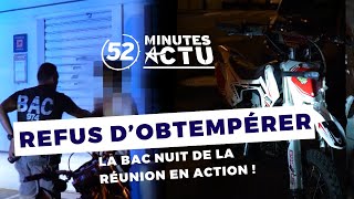 CoursePoursuite Nocturne à La Réunion  La BAC Intervient  52 MINUTES ACTU [upl. by Acirederf]