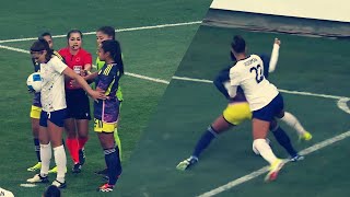 USWNTs HEATED GAME against Colombia  Fouls amp Tough Duels [upl. by Maxfield175]