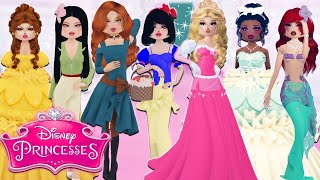 DISNEY PRINCESS CHALLENGE PT 3 IN DRESS TO IMPRESS [upl. by Chaker]