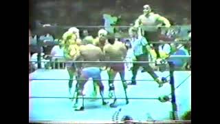 Four Horsemen vs Road Warriors amp Dusty Rhodes amp Nikita Koloff [upl. by Stromberg]