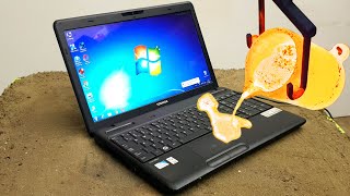 EXPERIMENT LAVA vs Laptop [upl. by Centonze]