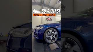 Audi S6 40TFSI Stage1 420hp to 500hp [upl. by Auahsoj]