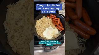 Shop Sales Save Money on Food Feed your Family amp Stock Freezer CHEAP Budget prepping food [upl. by Affrica]