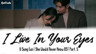 Sub Indo U Sung Eun – I Live In Your Eyes  She Would Never Know OST Part 5 Lirik [upl. by Aylad]