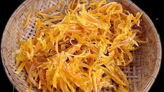 How to make green mango dried at home easyquick Yummy Mings kitchen [upl. by Haroun]