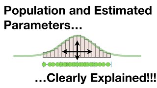 Population and Estimated Parameters Clearly Explained [upl. by Trace75]