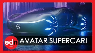 AVTR MercedesBenz Unveils Concept Car Inspired by Avatar [upl. by Fugazy]