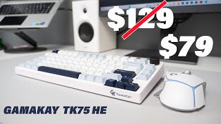 Gamakay TK75 HE Gaming Keyboard Review  Mechanical Keyboard Under 90 [upl. by Reinke856]