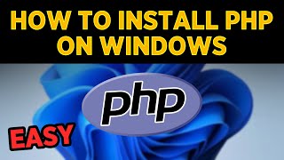 How to install PHP on Windows 10  11 Run a Demo PHP Program [upl. by Edmunda]