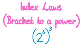 1MM  Index Laws Bracket to a power [upl. by Adley]