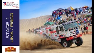 TATRA BUGGYRA RACING on DAKAR 2018  Stage 1 [upl. by Menis]