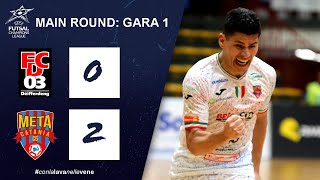 Differdange VS Meta Catania 02 Highlights UEFA Futsal Champions LeagueMain Round Gara 1 [upl. by Aicilaanna]