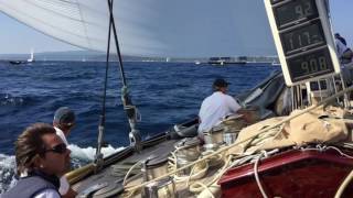 Onboard J Class Velsheda at Les Voiles de St Tropez 2016 [upl. by Yrrum]