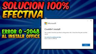 SOLUCION DEFINITIVA AL ERROR 02048 DE OFFICE  super fácil [upl. by Wessling245]