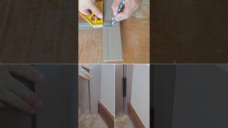 Precision Interior Installation Using the Metric Combo Square Right Angle Ruler [upl. by Attennyl]