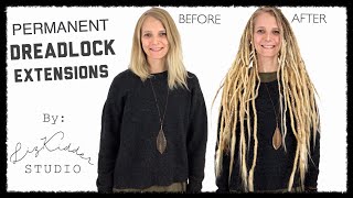 DREADLOCK EXTENSIONS  Before amp After  Client Story [upl. by Bloem129]