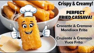 Perfección Crujiente La Yuca Frita Crujiente Dorado Encuentra Delicia Cremosa La Mejor Yuca Frita [upl. by Neelrak]