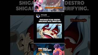 SHIGARAKI VS REDESTRO SHORTS REDESTRO myheroacademia shigaraki [upl. by Lamag889]