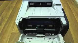 HP Laserjet P2055  Changing the cartridge [upl. by Eirovi]