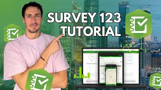 CREATE A SURVEY USING ARCGIS SURVEY123  TUTORIAL  ADD QUESTIONS PUBLISH AND ANALYTICS [upl. by Remo429]