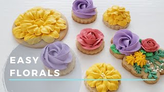 Royal Icing Flowers amp Leaves for Beginners [upl. by Lona32]