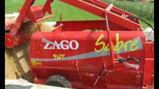 SABRE Zago Unifeed TMR Horizontal Mixer Wagon [upl. by Nonnairb369]