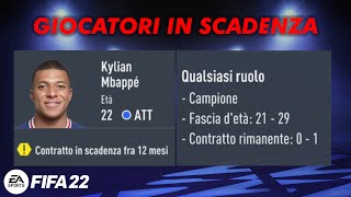 Come TROVARE i migliori GIOCATORI in SCADENZA su FIFA22 [upl. by Aicire]