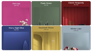 Benjamin Moore interior paint Colors 2025 trending paint colors Best paint color combinations [upl. by Nedda]