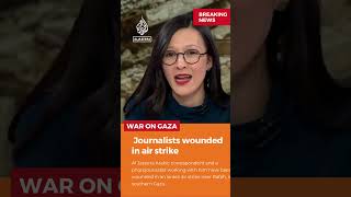 Breaking news  AL Jazeera correspondent and cameraman seriously injured in Israeli strike [upl. by Gall]