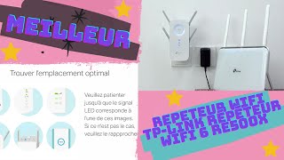 MEILLEUR REPETEUR WIFI  ✨TP Link Répéteur WiFi 6 RE500X [upl. by Aicnarf406]