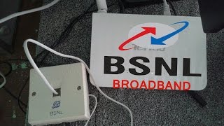 BSNL DSL Broadband Internet Installation Process  VLOG [upl. by Yokum322]