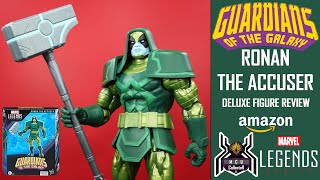 Marvel Legends RONAN THE ACCUSER Guardians of the Galaxy Amazon Exclusive Deluxe Figure Review [upl. by Dempster226]