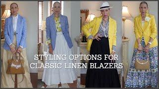 CLASSIC LINEN BLAZERS FROM TALBOTS [upl. by Hnahym760]