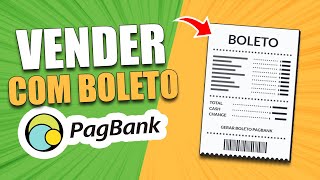 Como VENDER no BOLETO PagSeguro PagBank [upl. by Assiralc]