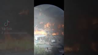 fuerte incendio en Robledo vallejuelos [upl. by Virgel]