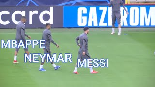 TRISULA MAUT  Messi Neymar Mbappe Icardi Hakimi Training Session  Brugge vs PSG  UCL 2021 [upl. by Joyce4]