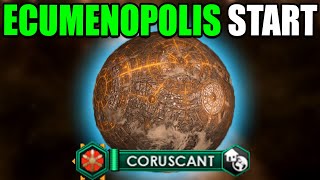 Starting With AN ECUMENOPOLIS In Stellaris [upl. by Ramgad]