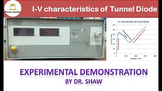 IV characteristics of tunnel diode  Tunnel Diode Experiment [upl. by Zakarias70]