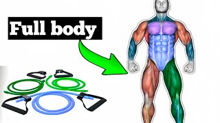 Try This 10 Min Resistance Bands Full Body Workout  Bands Exercises [upl. by Drannek379]