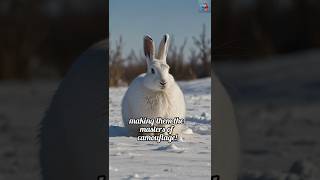 Hare’s HighSpeed World youtubeshorts animalcuriosities arcticanimal wildlife wildanimalfacts [upl. by Oremor]