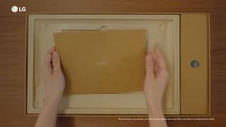 2023 LG gram SuperSlim OLED Laptop Z90RT Series Unboxing [upl. by Aicittel]