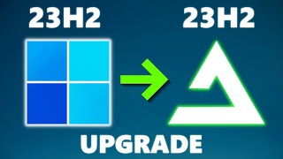 How to upgrade Windows 11 23H2 to NEW AtlasOS [upl. by Dranyer326]