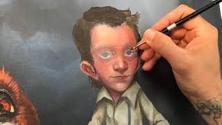 quotGone Missingquot  Acrylic painting  Timelapse painting  Demonstration  Art Inspiration [upl. by Vanden532]