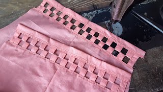 সালোয়ারের মুহুরি ডিজাইন। salwer mohuri design stitching [upl. by Schach350]